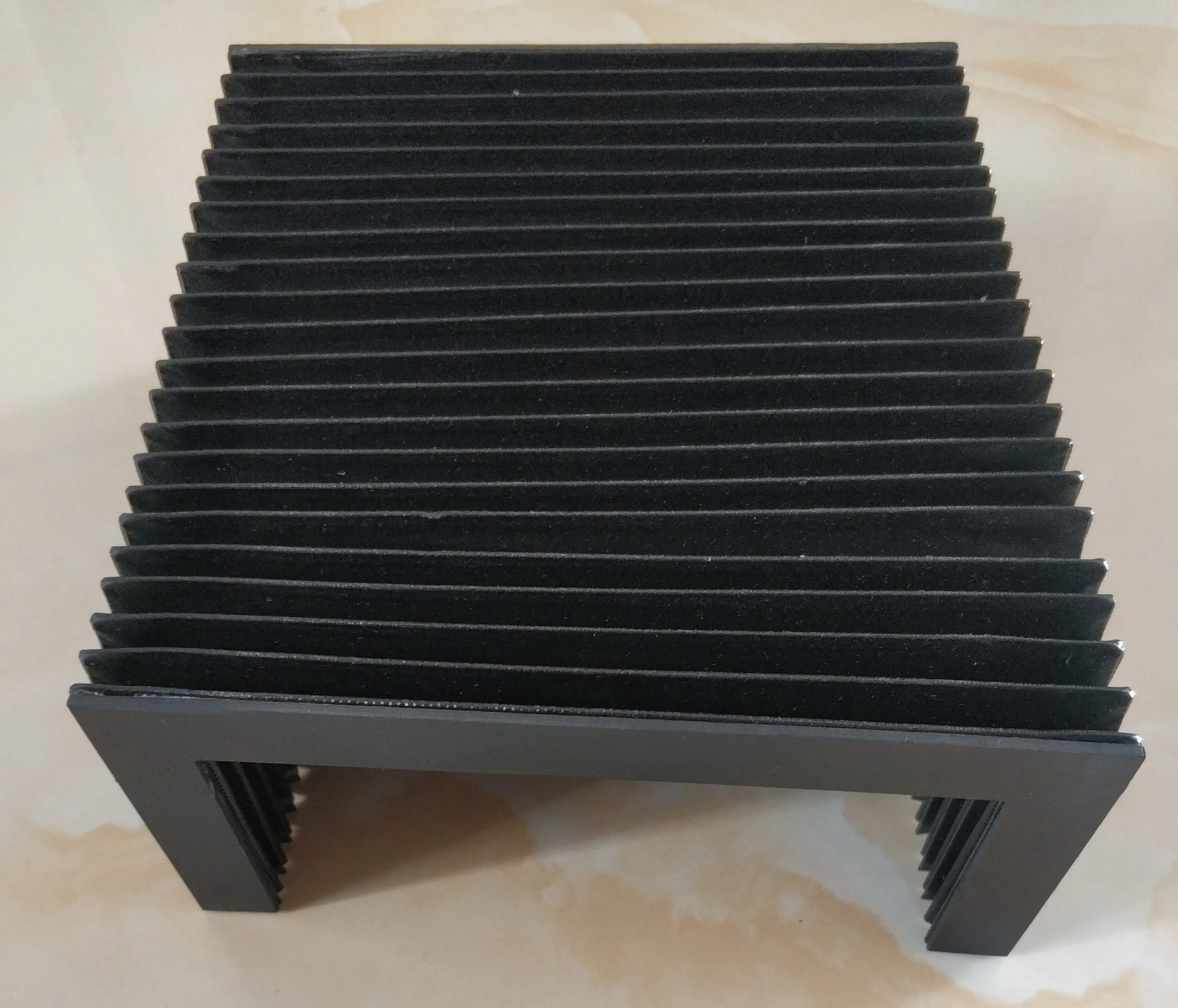 Nylon Cloth Bellows Shield Cover For Machine Tools Lmax=375mm width=250mm height=42mm | Инструменты