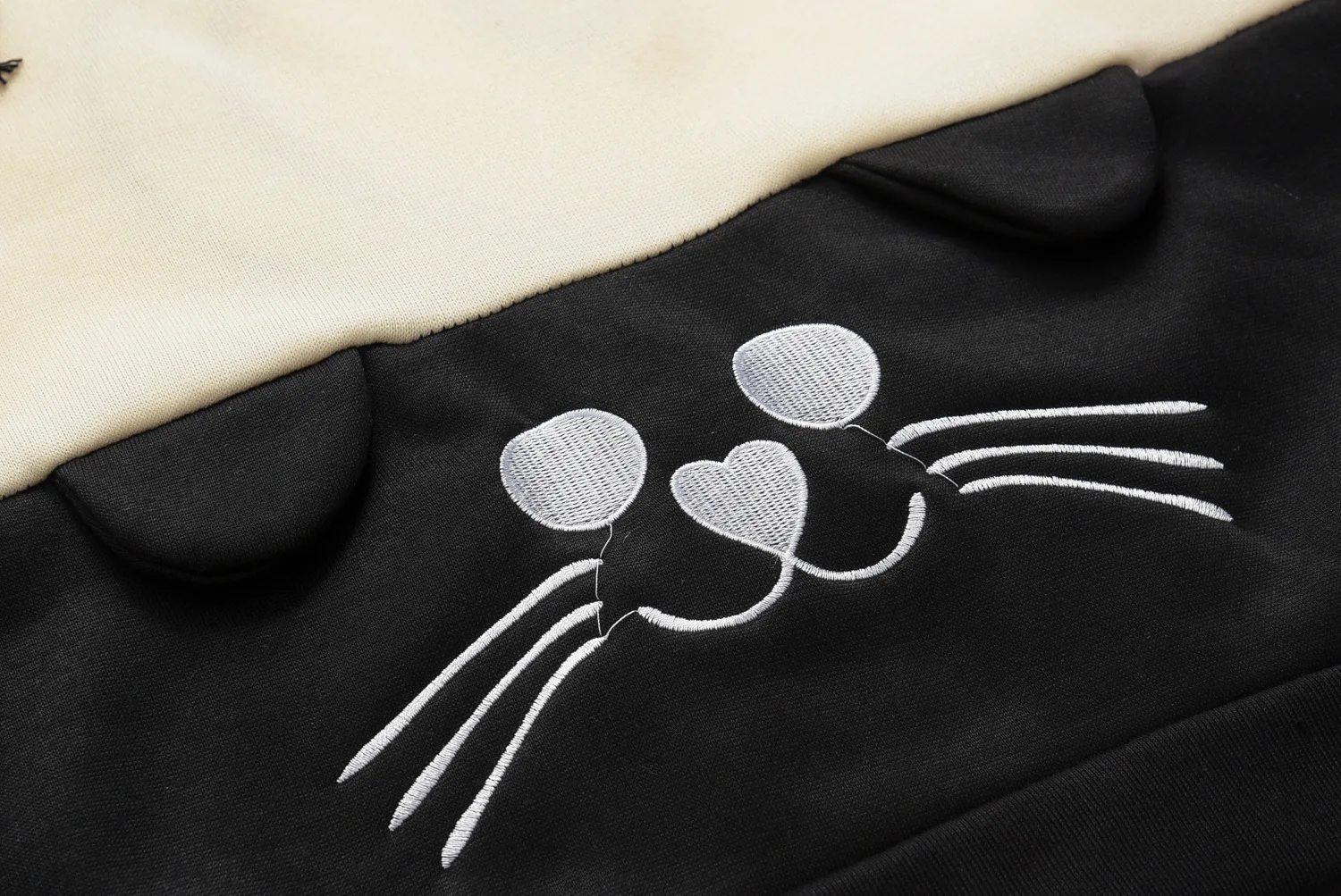 

Cat patchwork 2020 New Design Hot Sale Hoodies Sweatshirts Women Casual Kawaii Harajuku Sweat Girls European Tops Korean