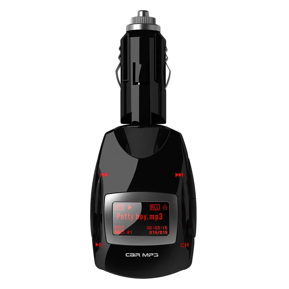 Беспроводное зарядное устройство Bluetooth передатчик FM модулятор Автомобильный