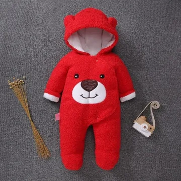 

Baby Boy Girl Winter Hairy Foot Wrap Romper 2020 Cute Warm Bear Ears Horn Buckle Hooded Romper Romper Kids Clothes 3M 6M 9M 12M