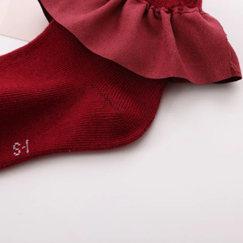 Очаровательные носки до щиколотки для новорожденных девочек Весенне-осенние