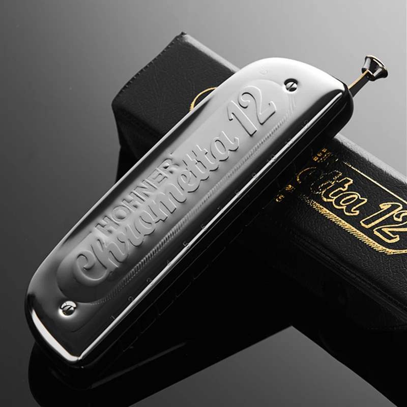 Германия оригинальная Хроматическая губная гармоника HOHNER 255/48 Chrometta 12 Ключ C/ключ G армоника рот Оганов губная гармоника HOHNER