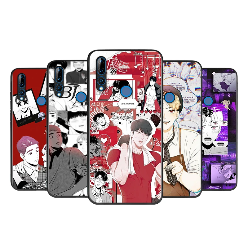 

For Huawei Y5 Y5P Y6 Y6P Y6S Y7 Y7P Y7A Y8P Y9A Y8S Y9S Prime Pro 2018 2019 2020 Black Anime Alex Phone Case