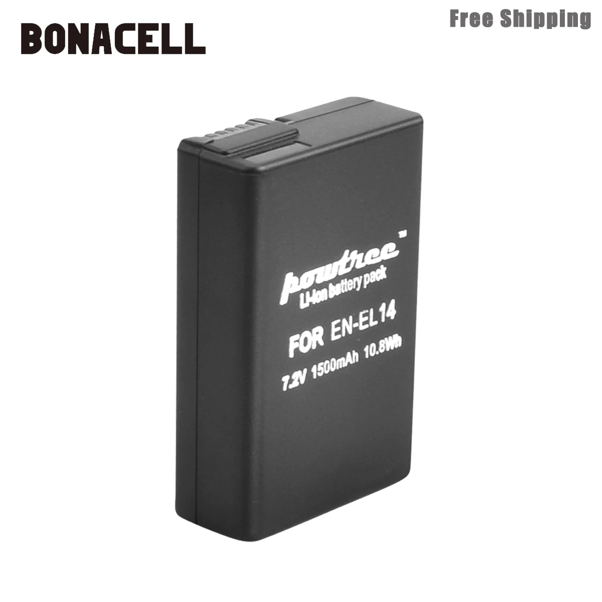 Bonacell 1500 мА/ч, EN-EL14 EN-EL14a ENEL14 EL14 Батарея для Nikon P7800, P7700, P7100, P7000, D5500, D5300, D5200, D3200, D3300, D5100 L50 - Цвет: 1 Pack Battery