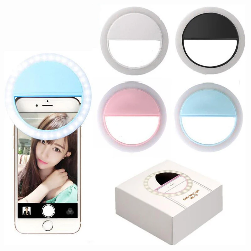Смарт зеркало мобильный телефон селфи кольцо свет для Iphone Ipad камера видео