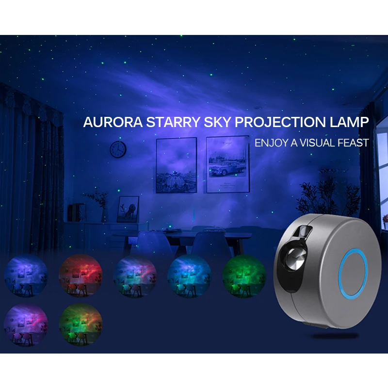 

Светодиодный Галактический проектор с USB, звездная Ночная лампа, звездное небо, проекционный Ночной светильник, светильники для домашнего к...