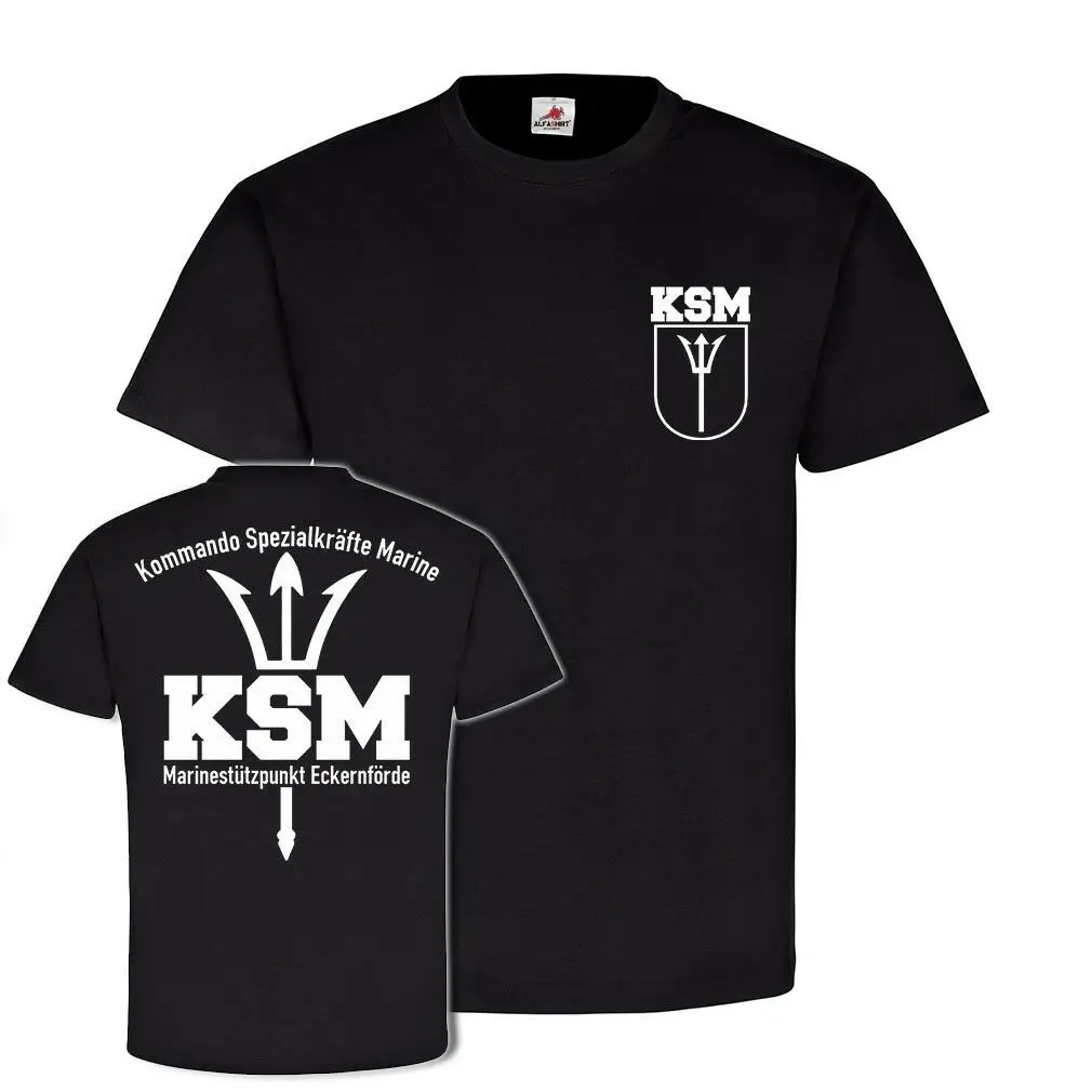 

KSM Eckemforde Commando Special Forces Marine Infantry Men T SHIRT SHORT Casual Cotton O-Neck customized products