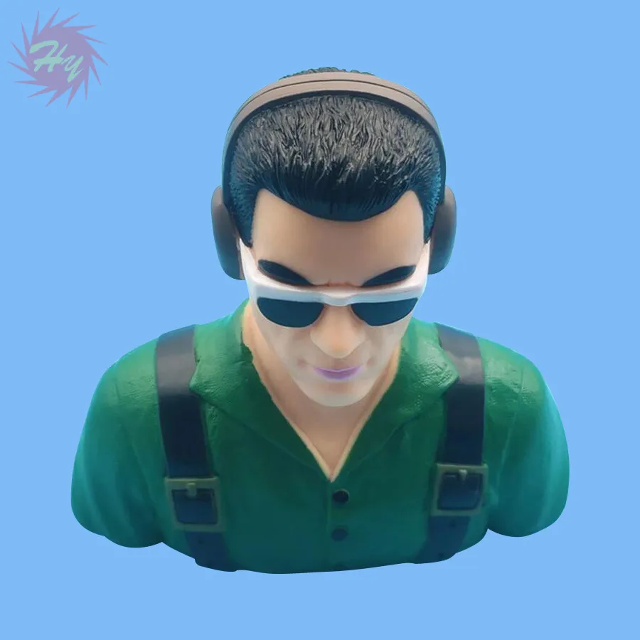 

1 шт., масштаб 1/4, фигурки пилотов, Игрушечная модель для радиоуправляемого самолета, аксессуары, хобби, цвет зеленый