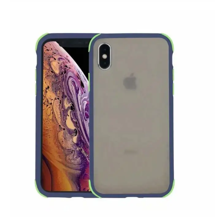 2 в 1 силиконовый чехол для телефона для iphone 11 11pro max 7 7plus 6 6s plus XS MAX XR X Capa простой чехол для iphone 8 чехол - Цвет: Золотой