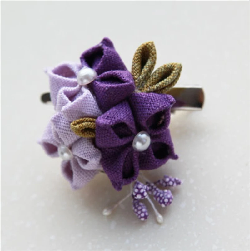 Милое кольцо для волос в японском стиле ручная работа Сакура девочек на каждый