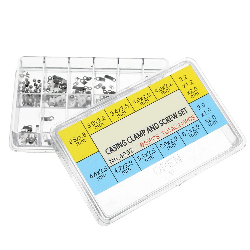 240 шт. хомут для обсадных труб адаптер крепления винтовой шайбы Инструменты