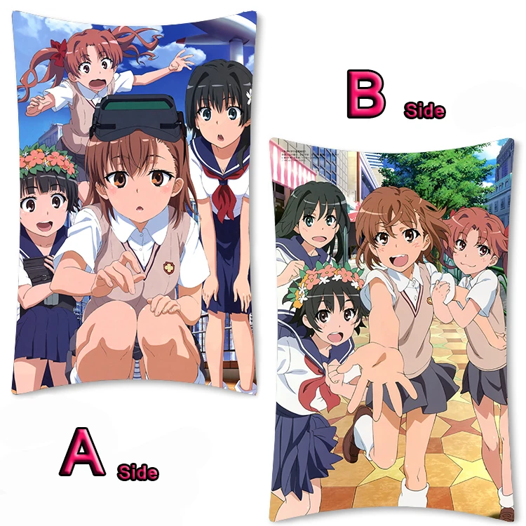 Anime A Certain Magical Index Kamijou Touma Dakimakura Hugging Body Pillow Case Otaku Cushion Cover 2WAY 35x55cm | Дом и сад
