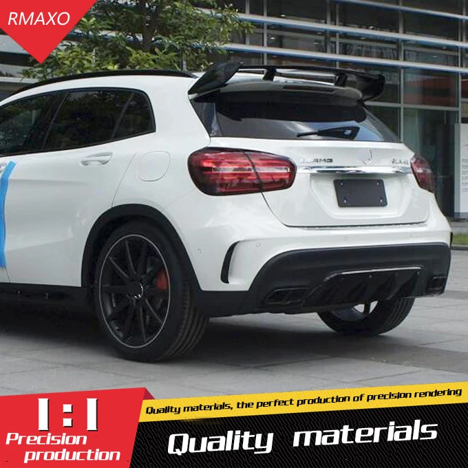 Спойлер для X156 GLA200 2015 2017 Mercedes Benz GLA250 GLA45 gla260спойлер из АБС пластика заднее крыло