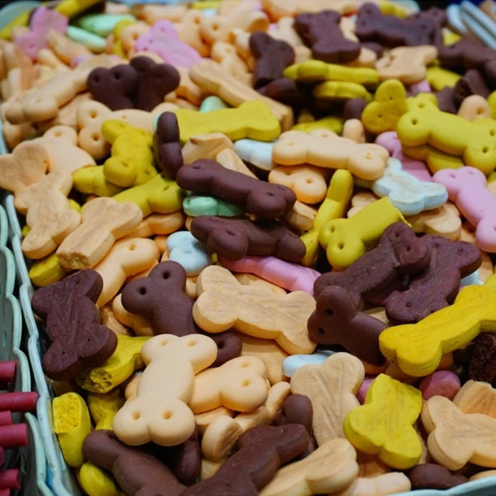

2 PCS 18Cavity Dog Bone Shape Cookie Mould Silicone Biscuits Maker Puppy Bones Ice Cube Chocolate Mould Decorating Baking Moulds