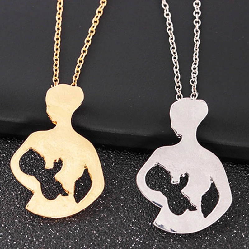 Очаровательное ожерелье для мамы и ребенка семейное любимое дочки сына грудное