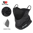 WEST BIKING 2021 велосипедные головные уборы бандана шарф с фильтром из активированного угля летняя Защита от Солнца Анти-УФ Защита от загрязнения шеи