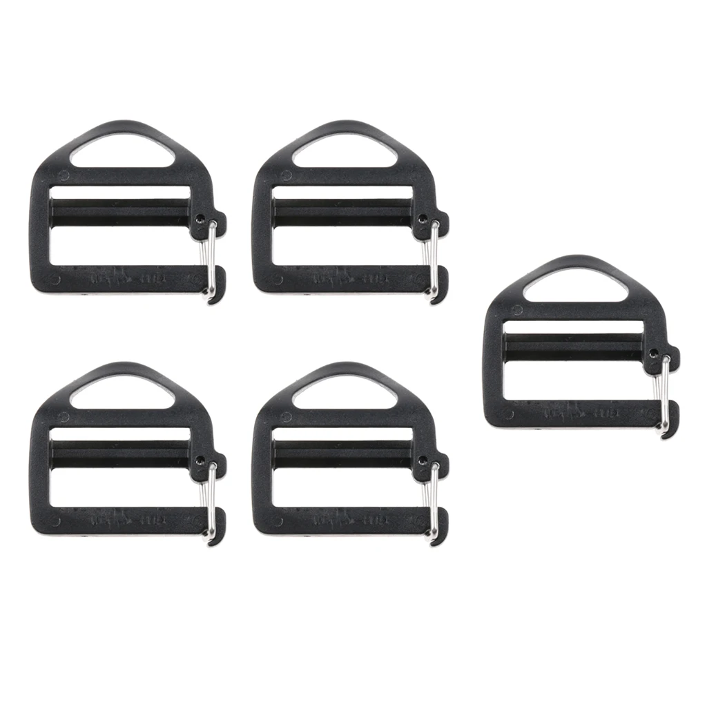 

5pcs 25mm Plastic Webbing Buckles Strapping Adjuster Backpack Tool
