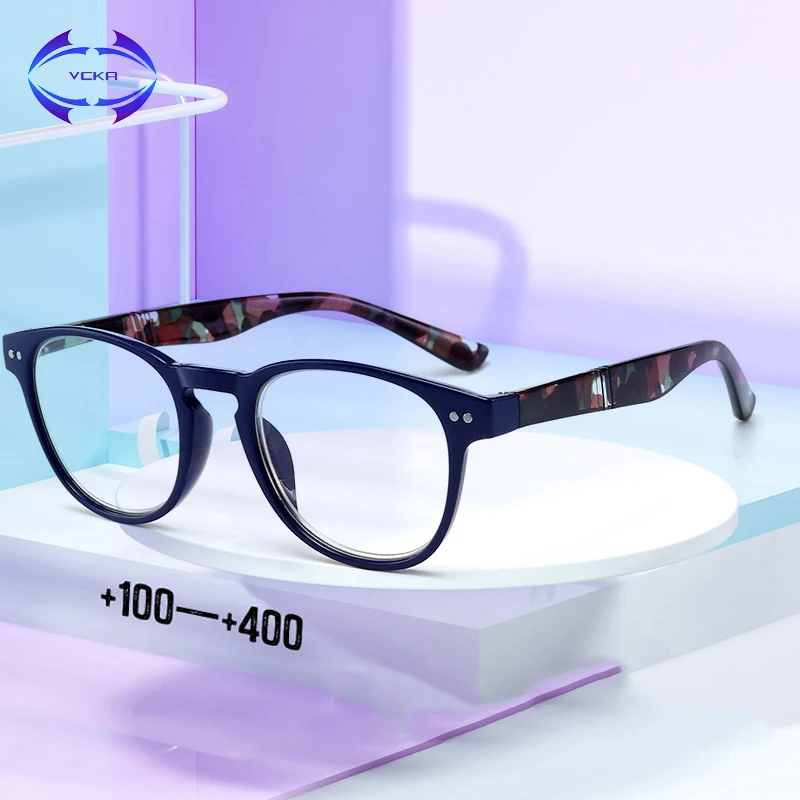 Очки для чтения VCKA TR90 мужчин и женщин ультралегкие из полимерного материала