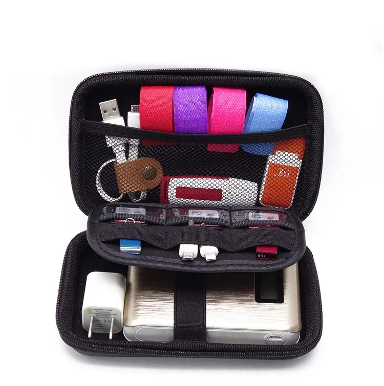 Жесткий чехол для телефона органайзер USB-кабеля Чехол жесткого диска внешний
