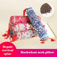 cervical pillow candy round neck pillow repair cervical spine cotton old coarse cloth buckwheat pillow home textile products