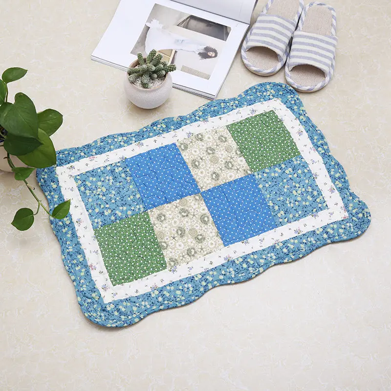 

Cotton Doormat Floor Mat Home 40*60cm Mat Soft Absorbent Bathroom Door Mat Door Living room Entrance Mat