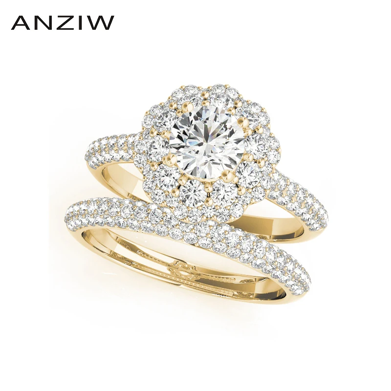 Кольцо свадебное диаметром 0 5 карат с цветочным рисунком|ring set|bridal ring setbridal |