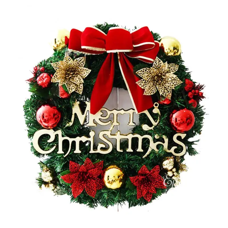 

Christmas Decoration Handmade DIY Wreath Holiday Artificial Wreath Home Window Wall Christmas Decoration Wreath Direct Sales