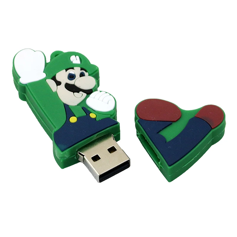 Мультфильм Супер Марио Usb флеш-накопитель 4G 8GB 16GB 32GB флэш-карта памяти Реальная емкость флешка