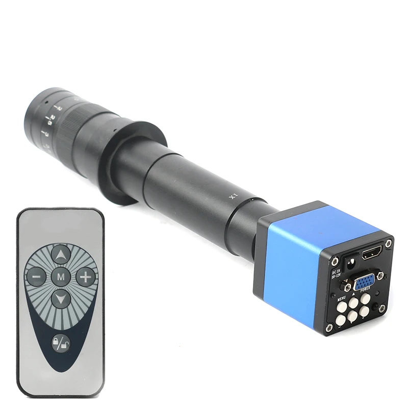 Newset 1080P 14MP HDMI цифровой видео микроскоп камера + 180X/300X/130X C крепление объектива для