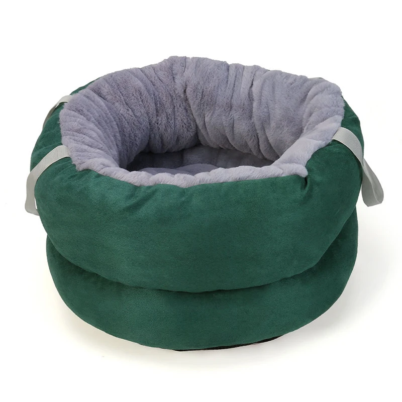

Winter Round Warm Dog Mat Super Soft Pet Dog Bed Warm Cozy Dog House Soft Fleece Nest Dog Baskets Drop Shipping