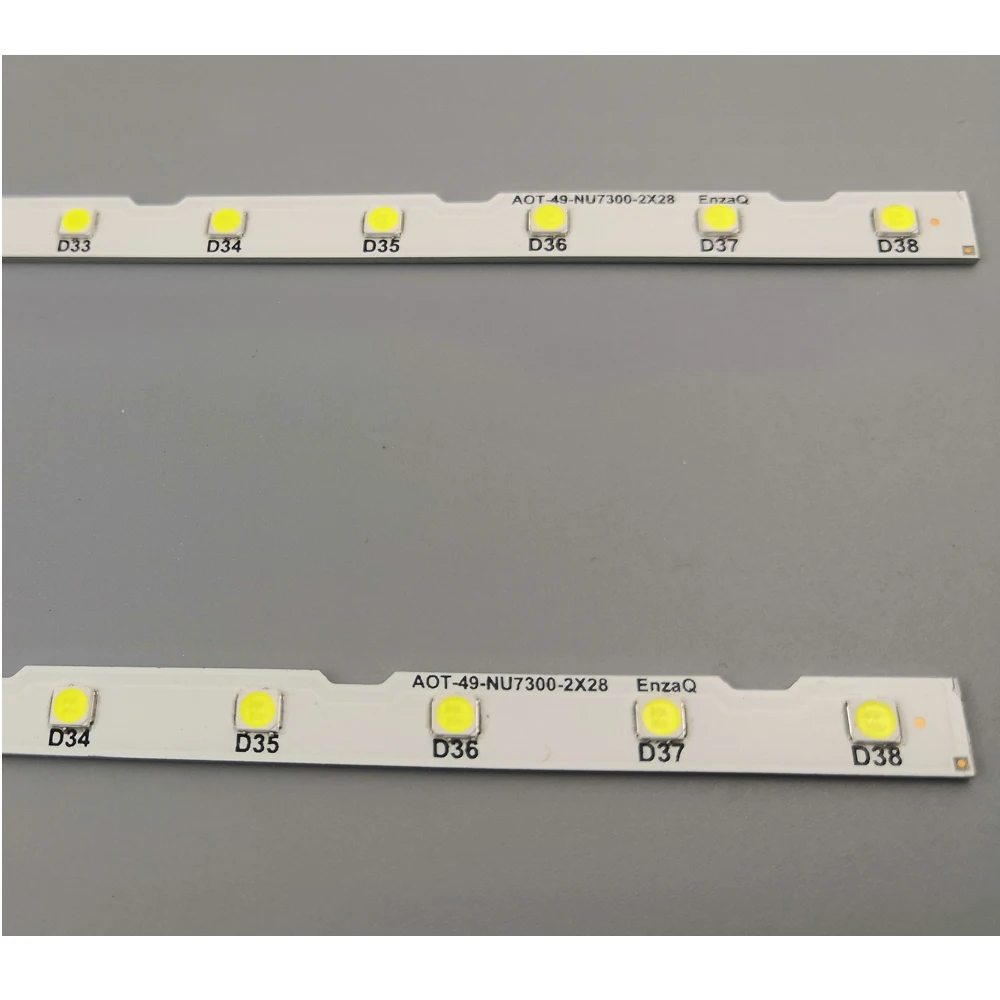 2pcs LED Backlight for Samsung UE49NU7100 UE49NU7100U UE49NU7170 UE49NU7300 UN49NU7100 UE49NU7670 UE49NU7140U AOT_49_NU7300 | Лампы и