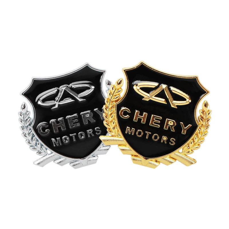 2 шт. 3D металлические наклейки на боковое окно автомобиля Chery Tiggo 7 3 5 T11 M11 A1 Fulwin QQ A3