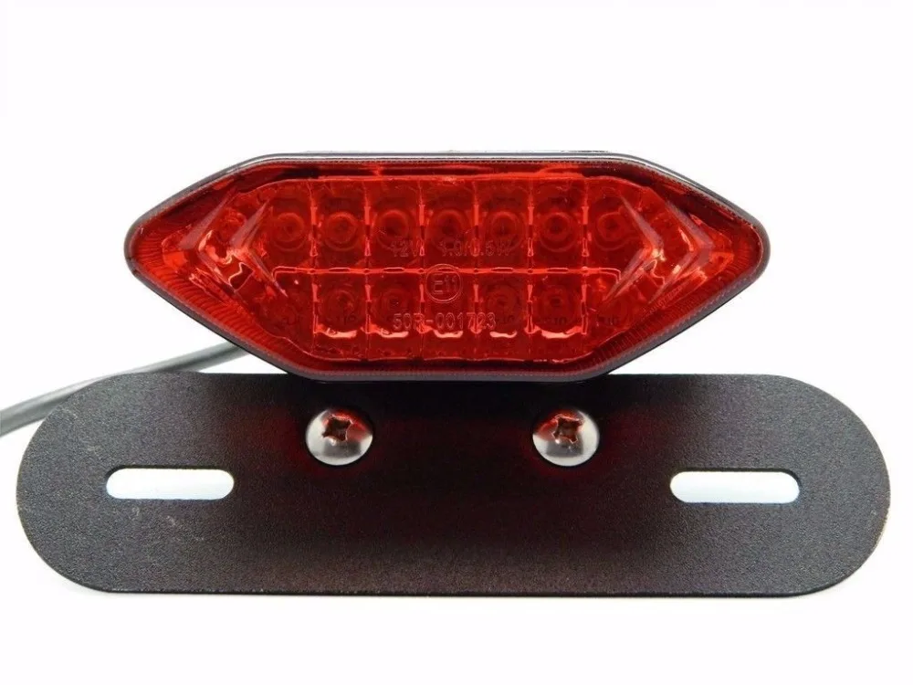 

Black Turn Tail Brake Light License Plate Holder For Harley Suzuki Honda Yamaha Kawasaki Chopper Cruiser Dirt Bike Motorcycle