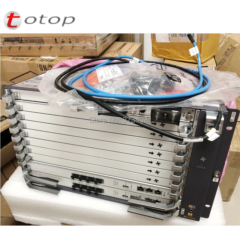 Huawei MA5800 X7 GPON OLT с шасси + 2 * МПЛА ** пила 1 GPHF C и аксессуары 16 одномодовый