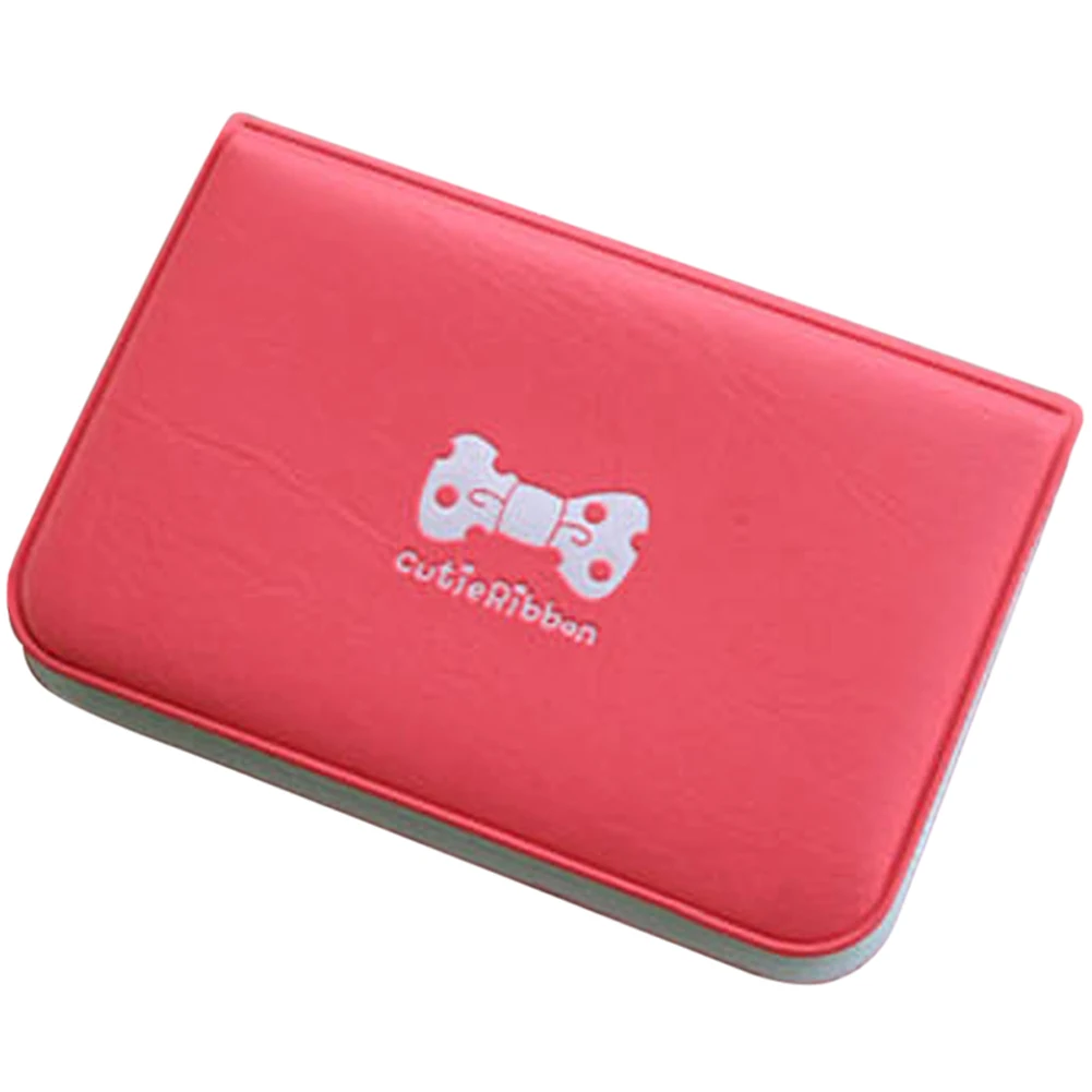 

12 Position Sweet Women Cartoon Bow Ribbon Bowknot Card Case Credit ID Bank cards Bus Bag Card Holder Girls Card & ID Holders