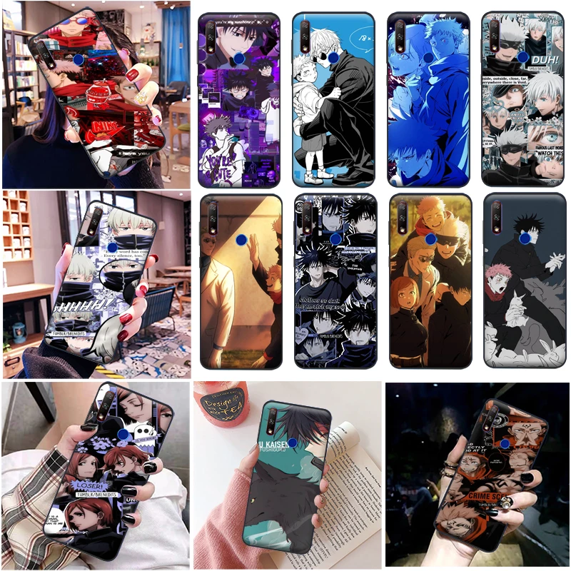 

Jujutsu Kaisen Fushiguro Megumi Sukuna Yuji Itadori Satoru Gojo Phone Case For Huawei Honor 9 9X Lite V9 Carcasa Soft Cover