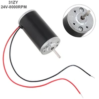 31zy 24v 8000rpm mini high power adjustable permanent magnet dc gear motor with forward reverse and wiring for smart appliances