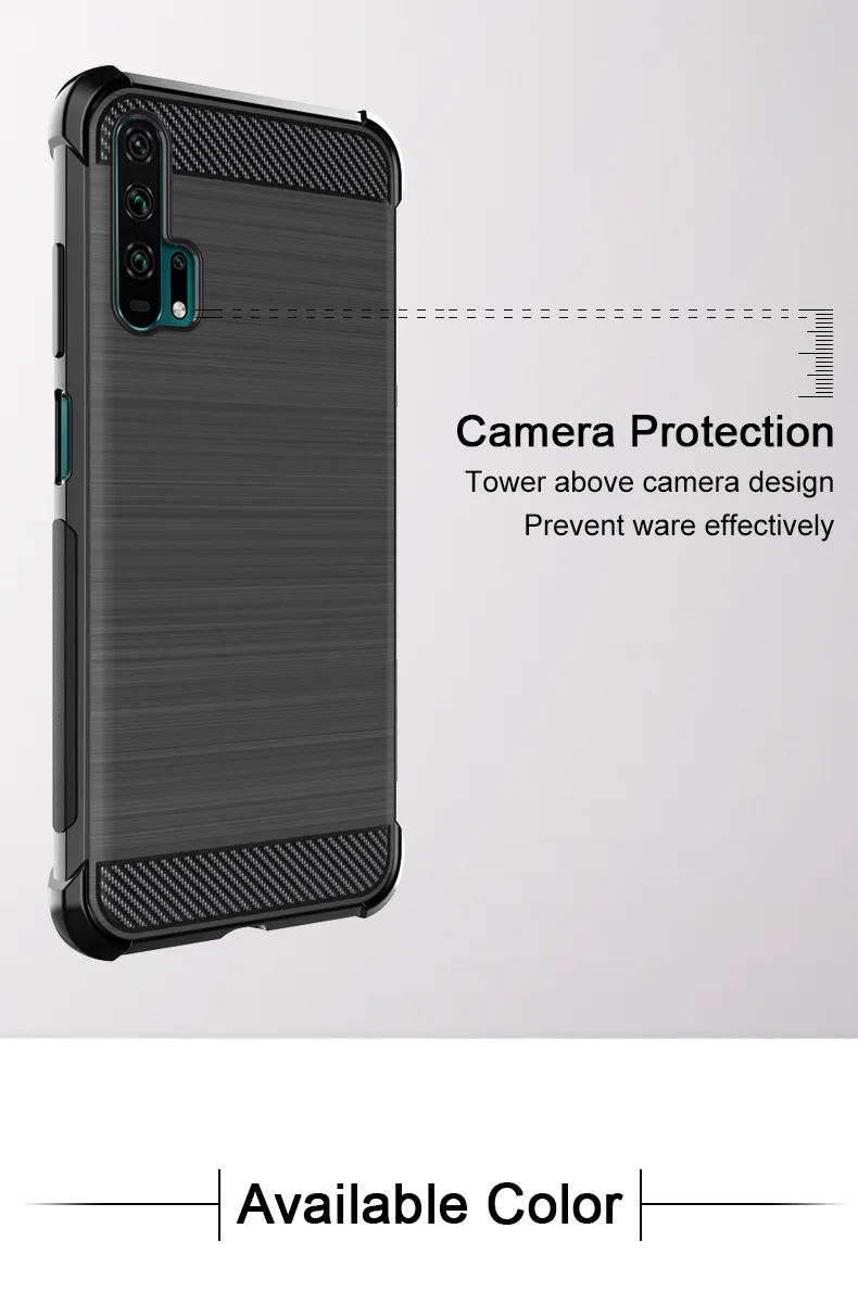 С предохранительными подушками противоударный чехол для huawei Nova 5t Honor 20 Honor 20 Pro Imak кожаный узор силиконовый мягкий ТПУ задняя крышка силиконовые чехлы