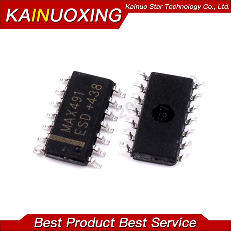 10 шт. MAX491ESD SOP14 MAX491 SOP SMD новый и оригинальный IC