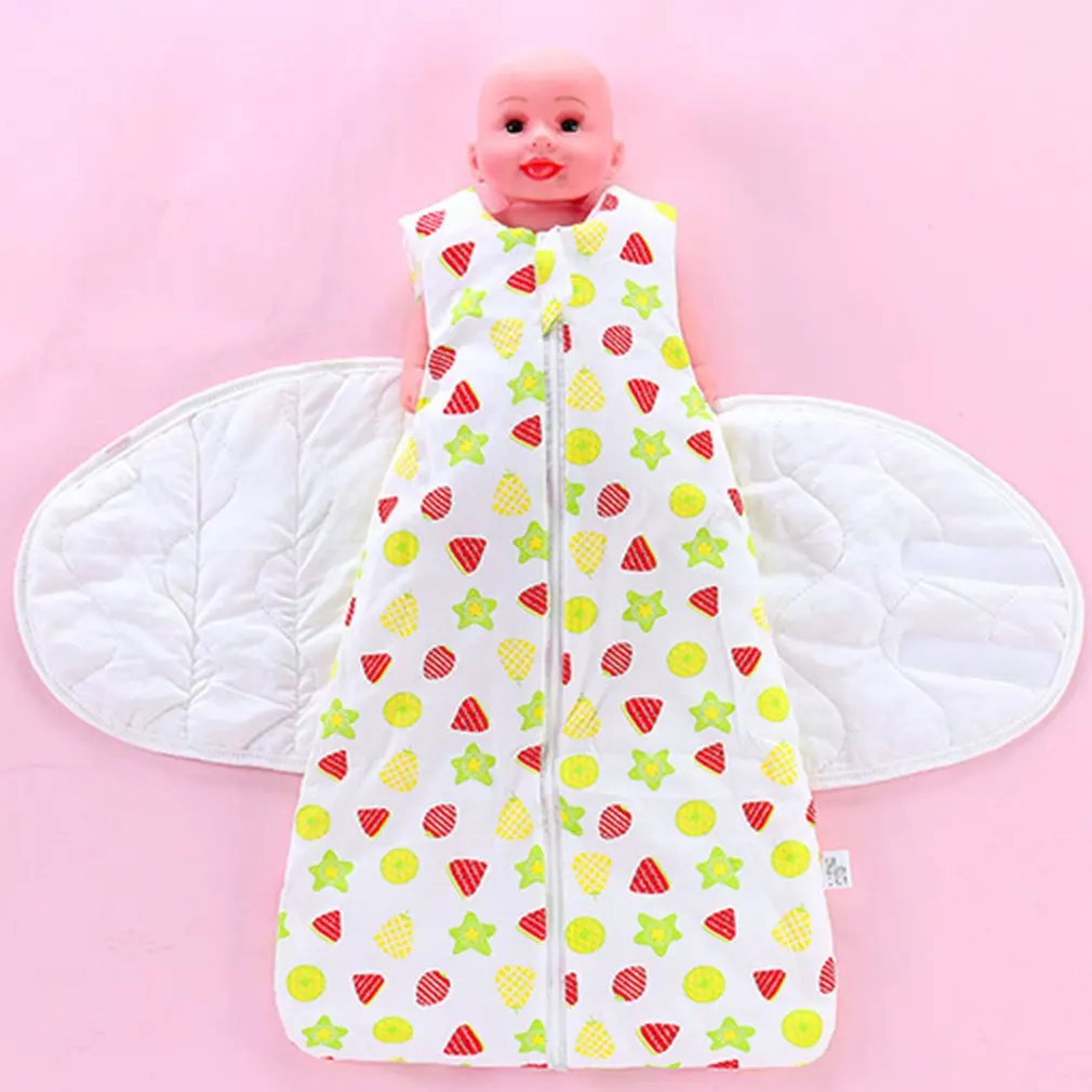 

Infant Newborn Anti-kick Quilt Children's Thickened Sleeping Bag Elastic Blanket Thickening Printing Cotton Sleeping Bag