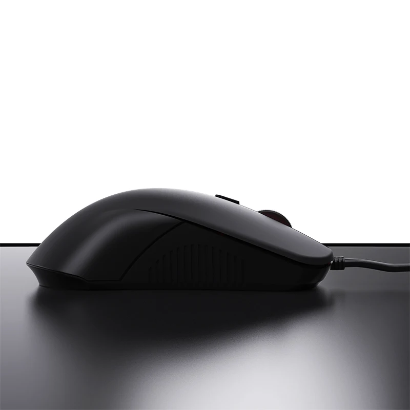 

AIGO Wired Mouse Mini Black Office Game Silent Rechargeable Ergonomic Mause Backlit USB Optical Mice For PC Laptop