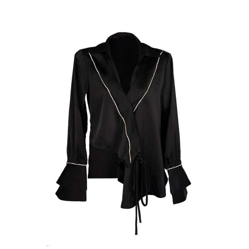High Street Sets Women Black Asymmetrical Jacket Tops + Waist Pleated Skirt Spring Autumn New Vintage Fashion Two Piece Set |