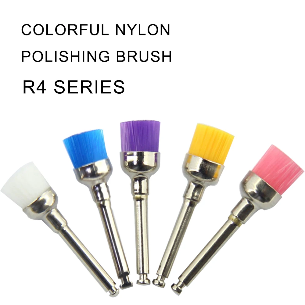 5 шт./упак. нейлоновая зубная полировальная щетка керамический инструмент для