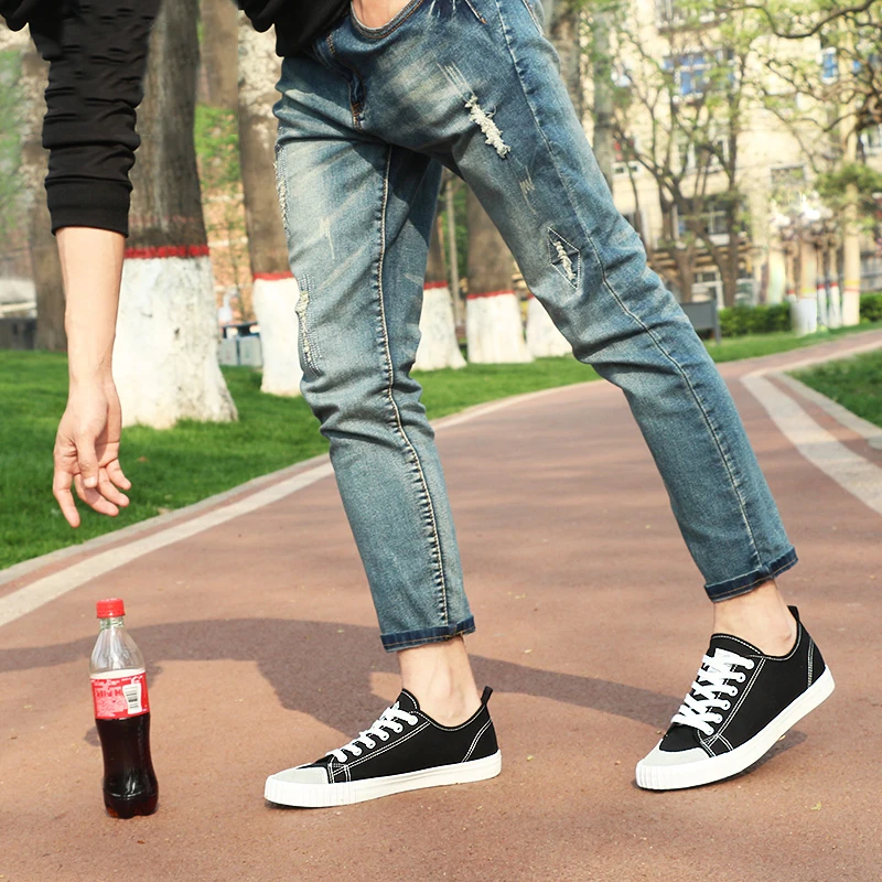 Мужская и женская обувь для скейтбординга Классическая парусиновая черного