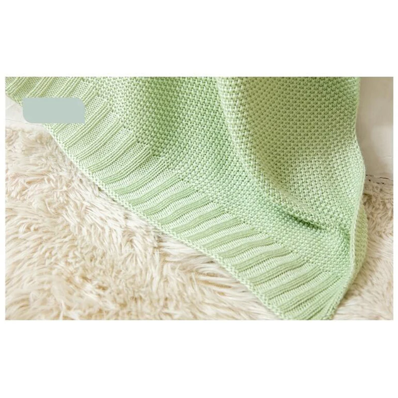 

Skin-friendly Bamboo Fiber Cool Blanket Summer Comfortable Air-conditioning Blanket Multi Purpose Knitted Blanket