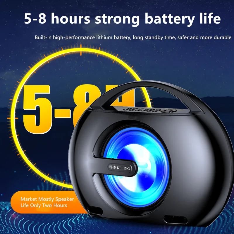 

square dance audio home outdoor wireless microphone K song audio radio recorder U disk card bluetooth speaker