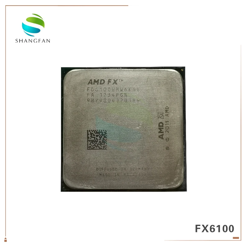 Процессор AMD FX серии FX6100 3,3 ГГц шестиядерный процессор FX 6100 FD6100WMW6KGU 95 Вт Разъем AM3