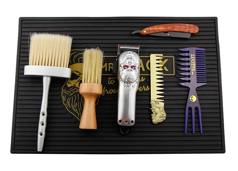 Термостойкий силиконовый коврик для волос термостойкий Коврик ножниц-ножниц