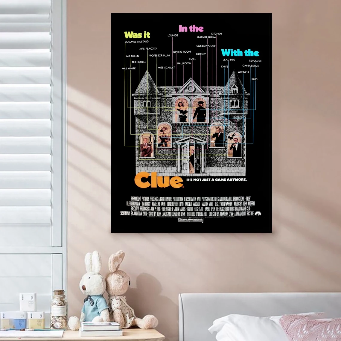 

Подсказка 1985 обложка фильма постер Художественная печать Картина на холсте настенные картины гостиная домашний Декор (без рамки)