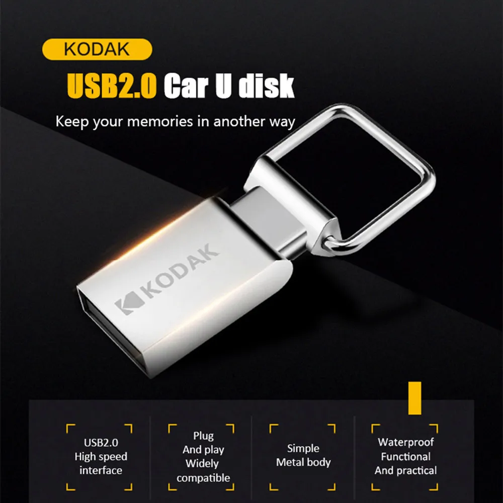 USB - Kodak K112, USB 2, 0, 8 , 16 , 32 , 64 , 128 , 256 , usb -,